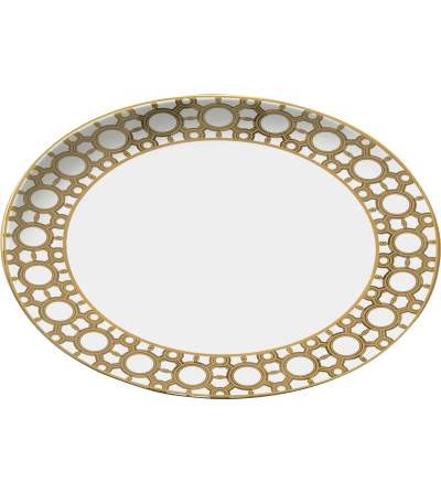 Oval tray 5915 Palazzo Vecchio-Le Porcellane