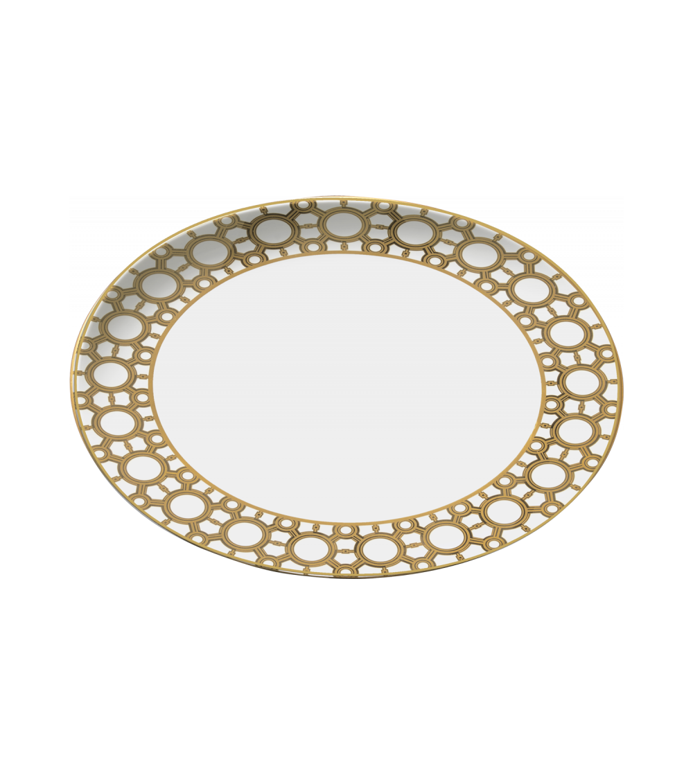Oval tray 5915 Palazzo Vecchio-Le Porcellane