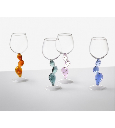 Verre À Vin Cactus Desert Plants - Vinciguerra Shop