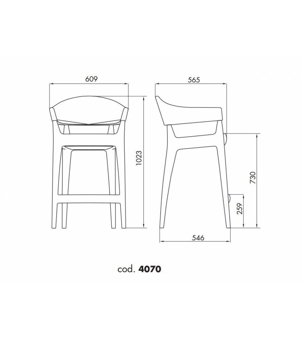 Alma Design - Jo 4070 Stool