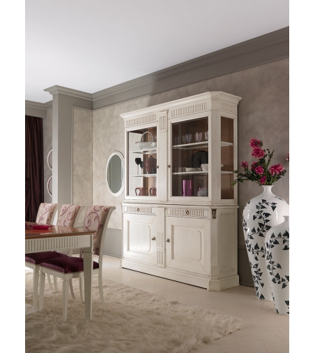 Stella del Mobile Vetrina shabby chic CO.108/AL