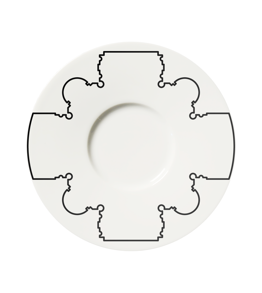 Tazza e Piattino da Té 5873-Le...