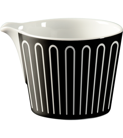 Jarra de leche Negra Baroqeat 5875-Le Porcellane