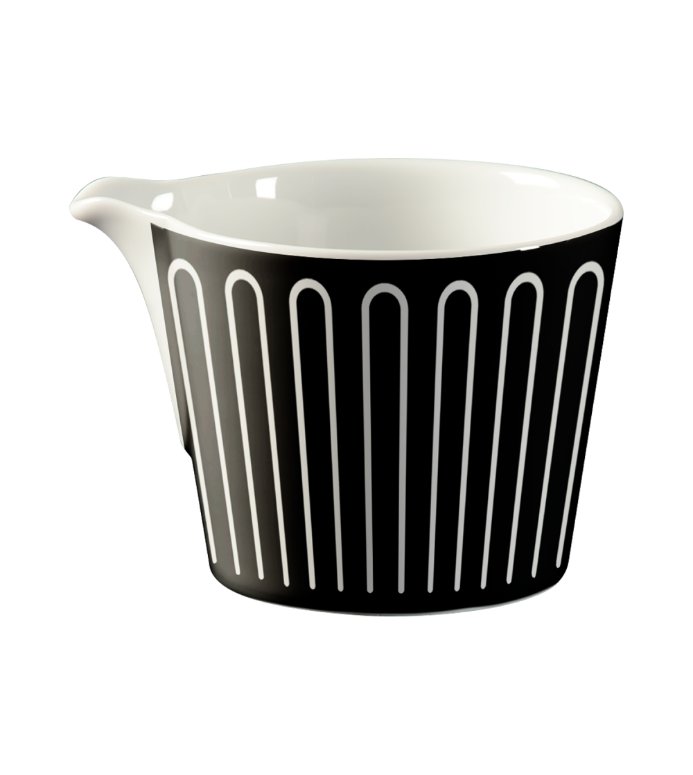 Baroqeat Noir Milk Jug 5875-Le Porcellane