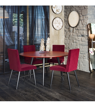 Alma Design - Magenta Round Table 2