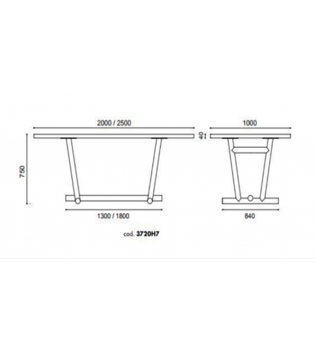 Mesa Woodbridge 3720H7 - Alma Design