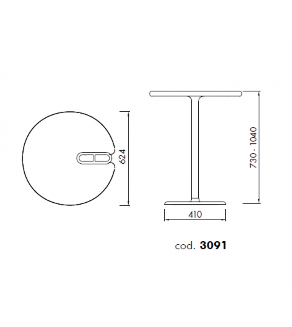 Alma Design - Set-UP 3091 Tisch 3091