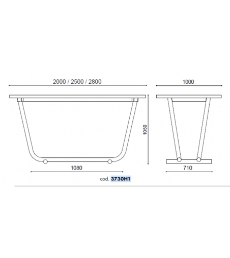 Alma Design - Highpole Table 3730H1