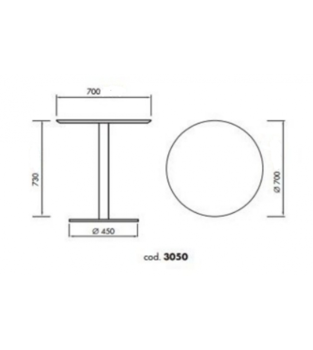 Alma Design - Priscilla Round Table 3050