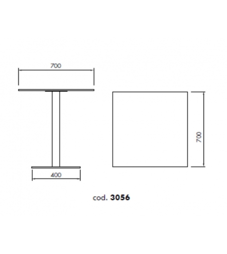 Alma Design - Priscilla Square Table 3056