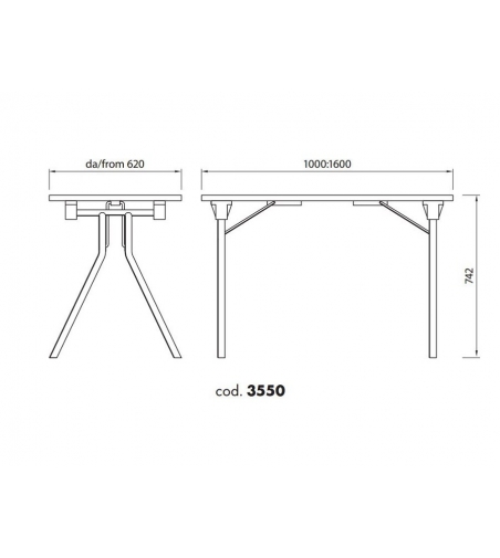 Mesa Inka 3550 - Alma Design