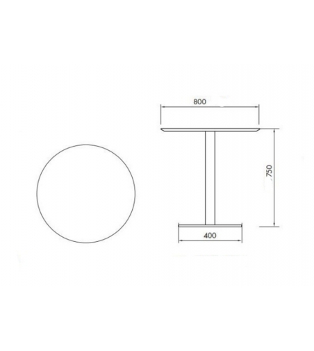 Table Ronde Alghi 3563 - Alma Design