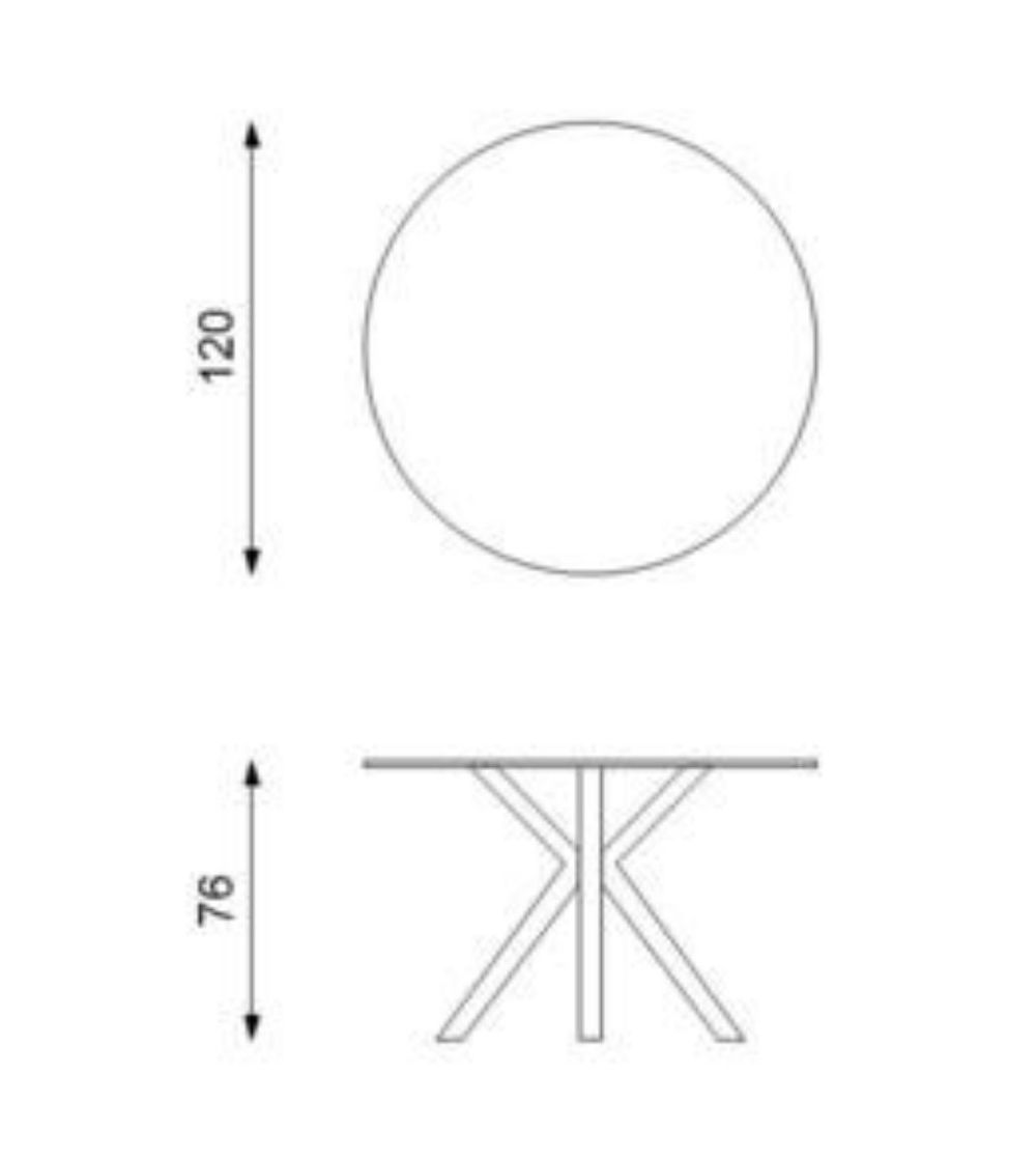 Table Ronde Loky OM/399/GR - Stones