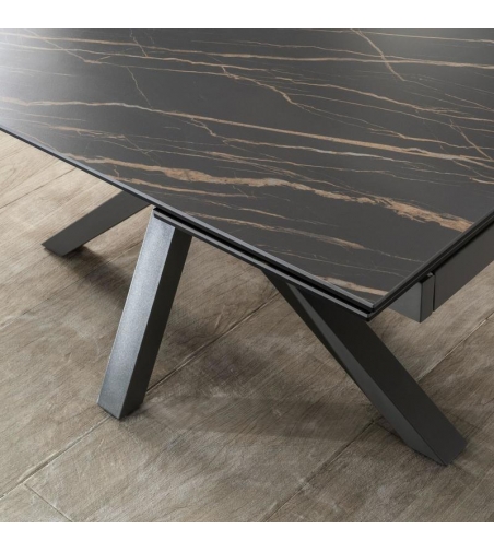 Table Extensible Céramique 1 OM/313/MN - Stones