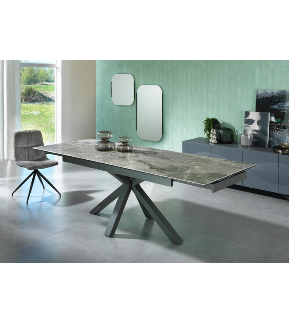 Table Extensible Céramique 1 OM/313/MG - Stones