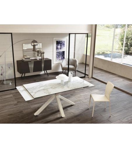 Tavolo Allungabile Ceramica 1 OM/313/MB - Stones