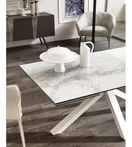 Stones - Ausziehbarer Tisch Ceramica 1 OM/313/MB