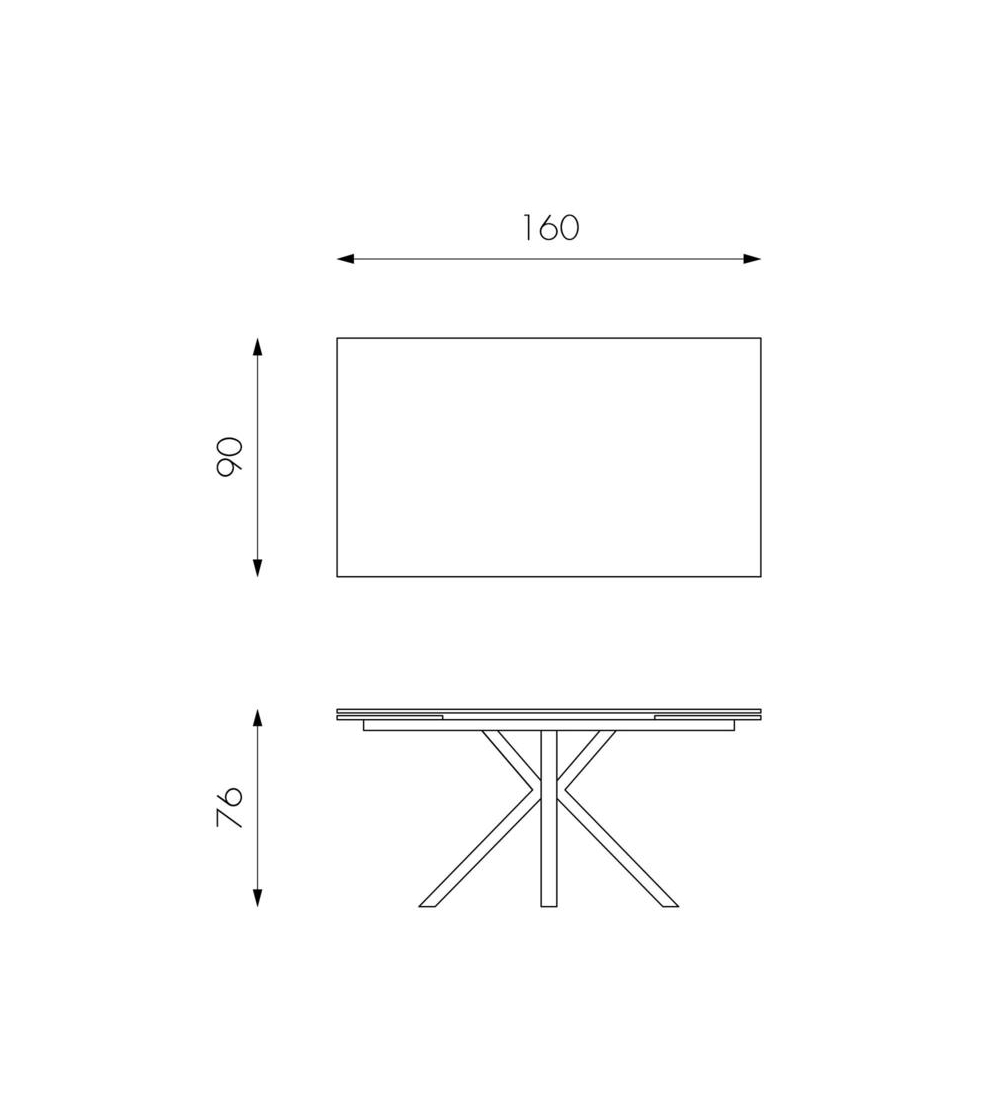 Table Extensible Céramique 1...