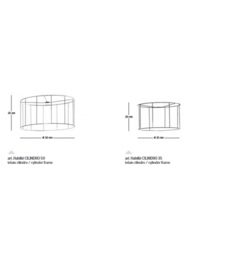 Lampe À Suspension Habillé Cylindre- Febo Irilux