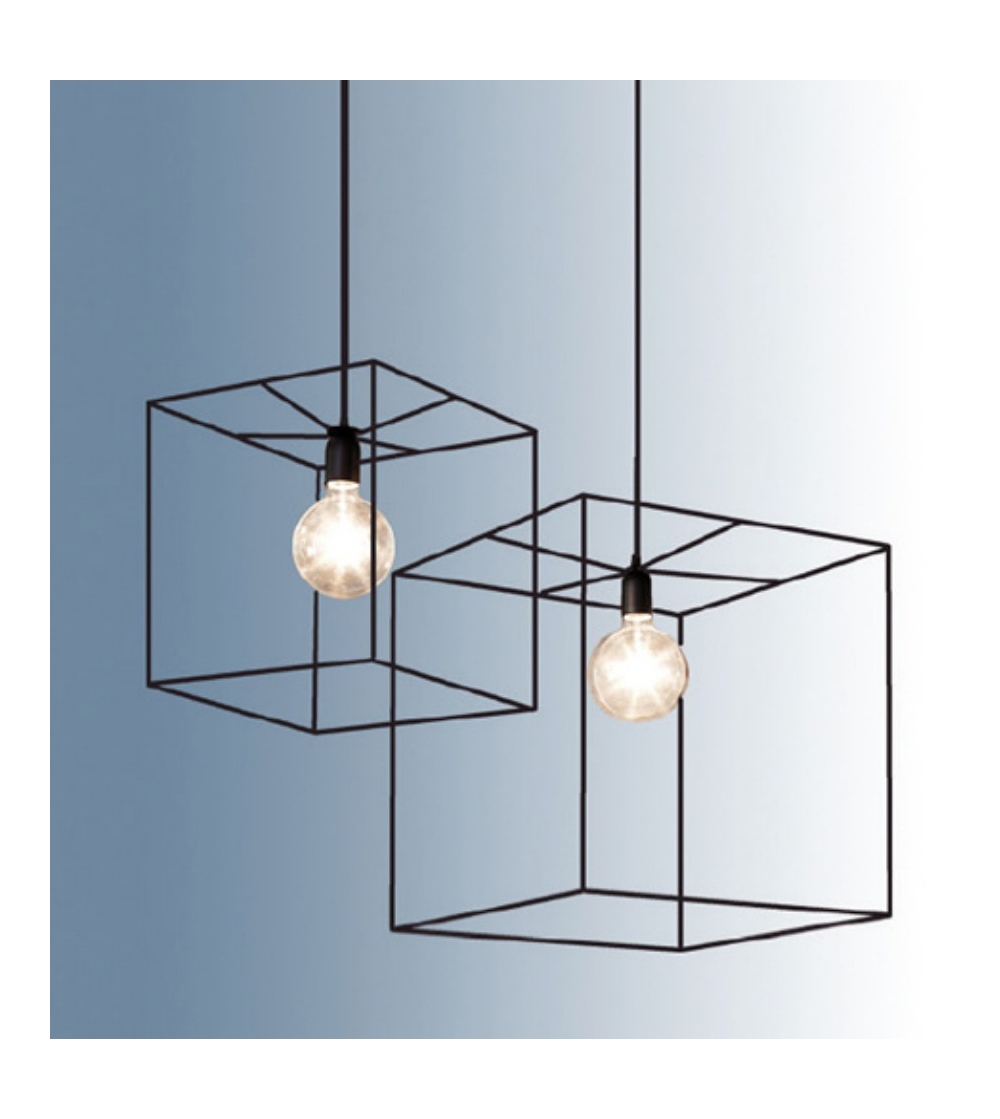 Habillé Square Suspension Lamp - Febo Irilux