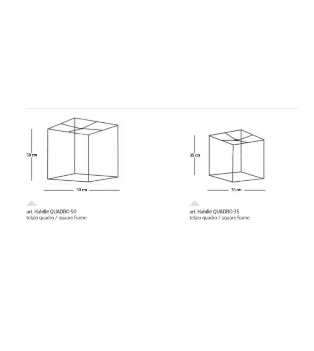 Habillé Square Suspension Lamp - Febo...
