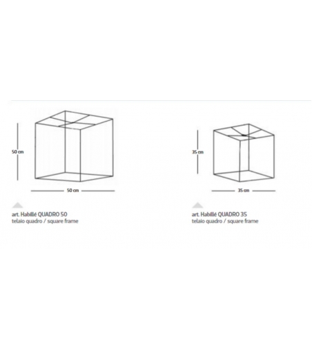 Habillé Square Suspension Lamp - Febo Irilux