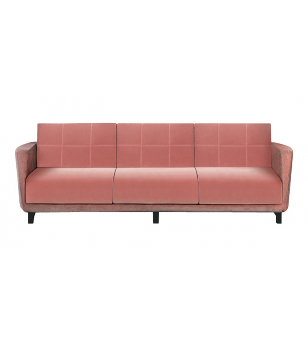 Alma Design - 3 Seater Sofa Magenta 7033