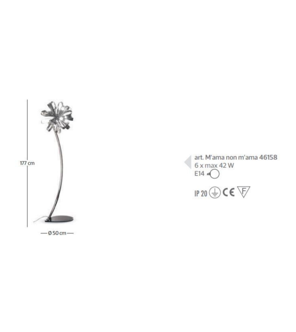 M'Ama Non M'ama Floor Lamp - Febo Irilux