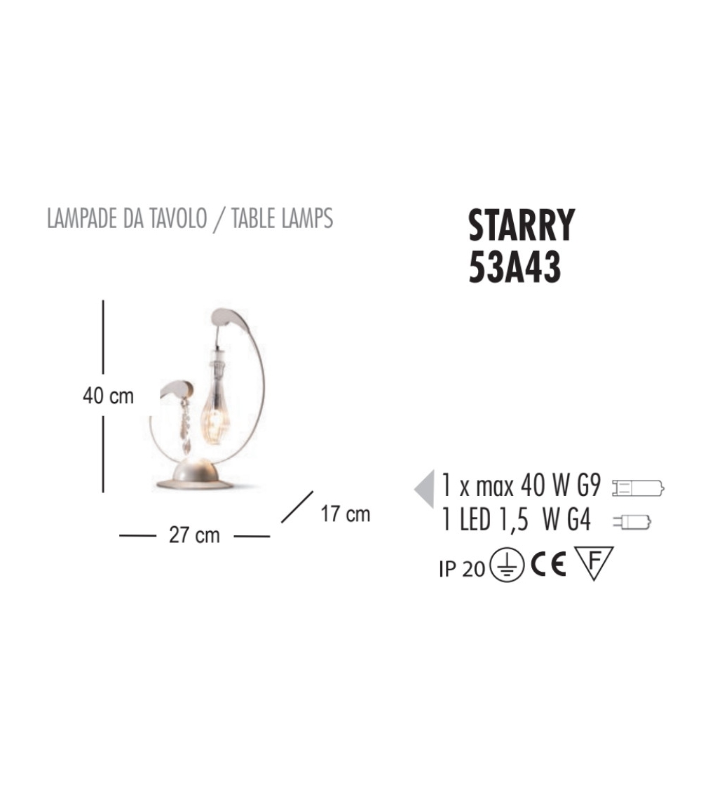 Lampe De Table Starry 53A43 - Febo...