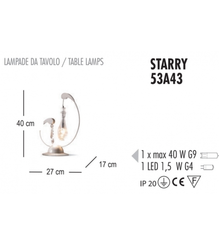 Starry 53A43 Tischlampe - Febo Irilux