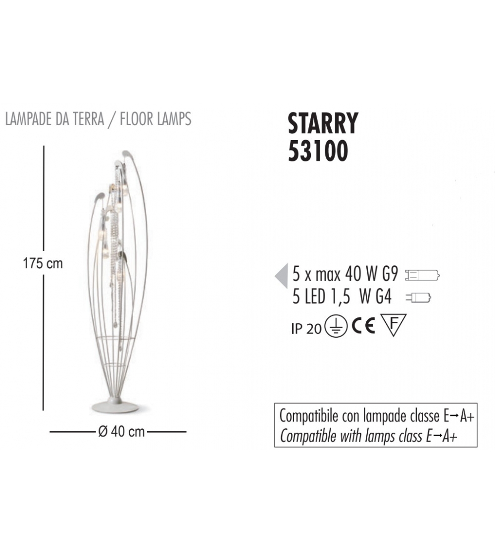 Starry 53100 Stehlampe - Febo Irilux