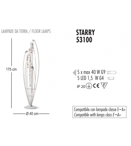 Starry 53100 Stehlampe - Febo Irilux