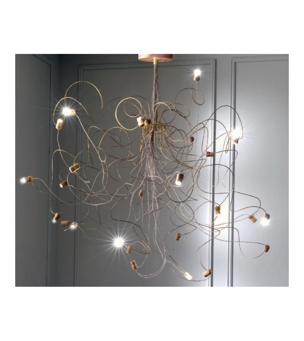 Wineled Suspension Lamp - Febo Irilux