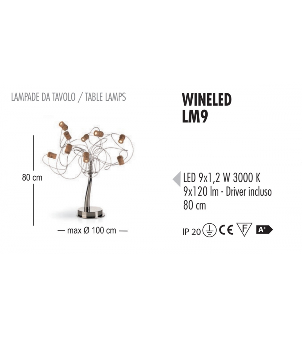 Lampe De Table Wineled LM9 - Febo Irilux