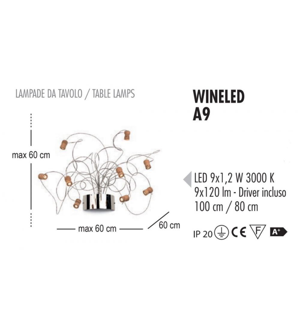 Lampada Da Parete Wineled A9 - Febo...