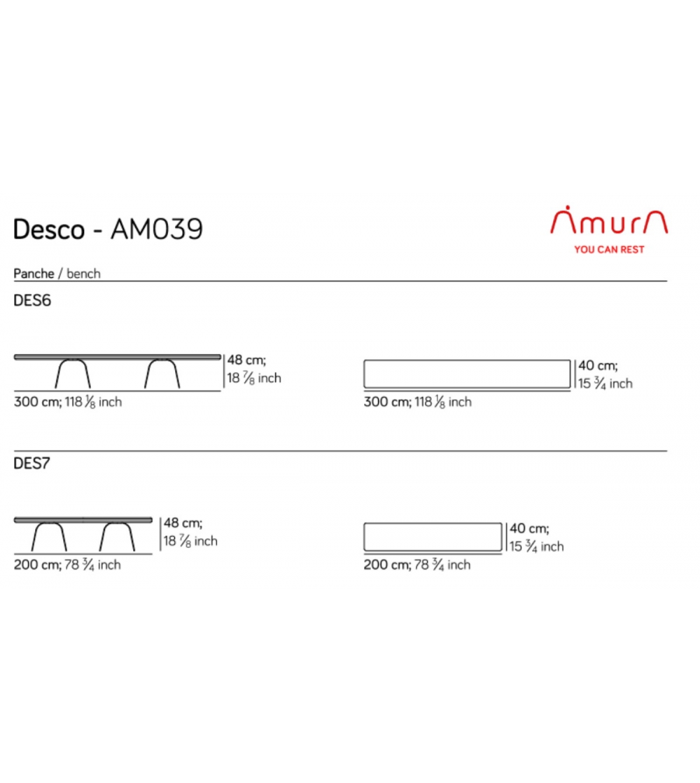 Bench Desco By Amura