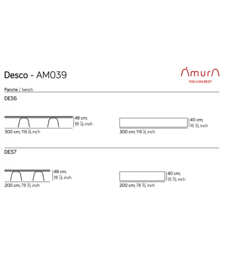Banco Desco By Amura
