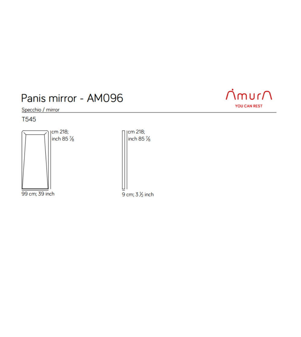 Espejo Panis Mirror By Amura