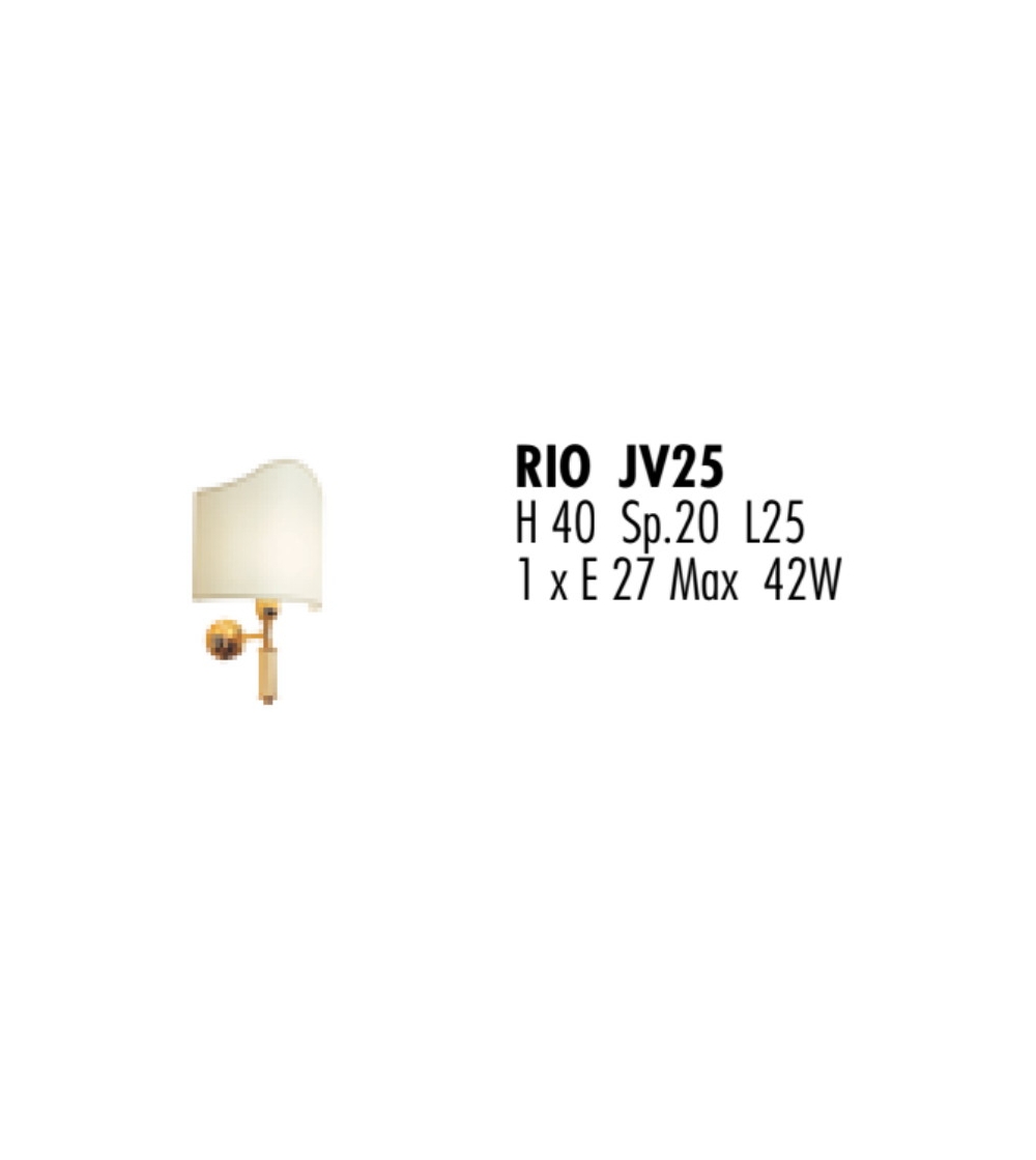 Rio JV25 Applique - Febo Irilux
