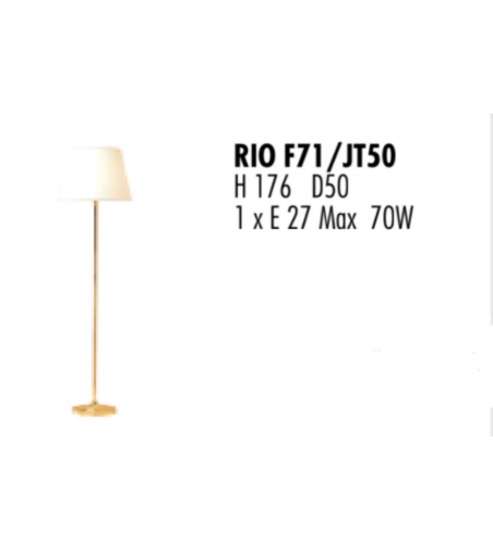 Lámpara De Pie Rio F71 JT50 - Febo Irilux
