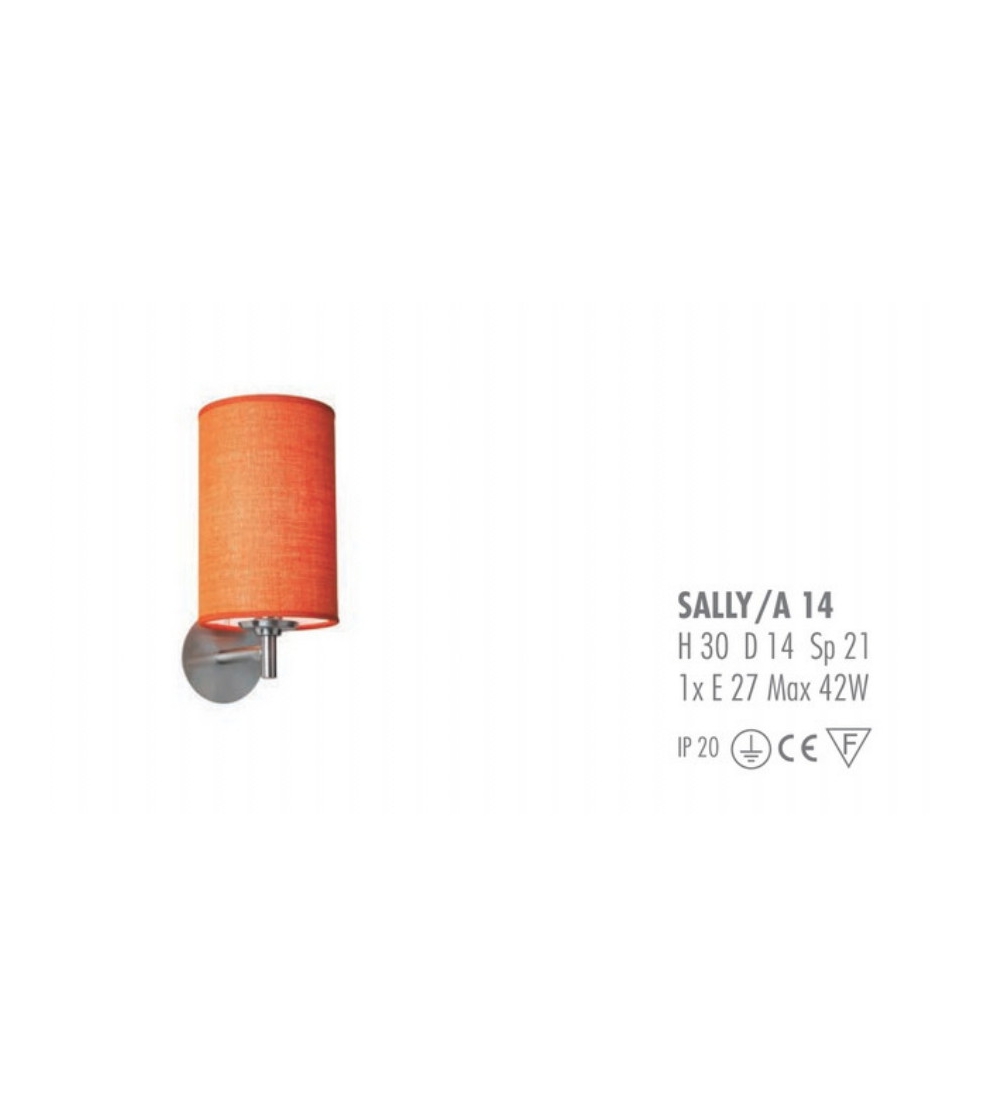 Lámpara De Pared Sally A14 - Febo Irilux