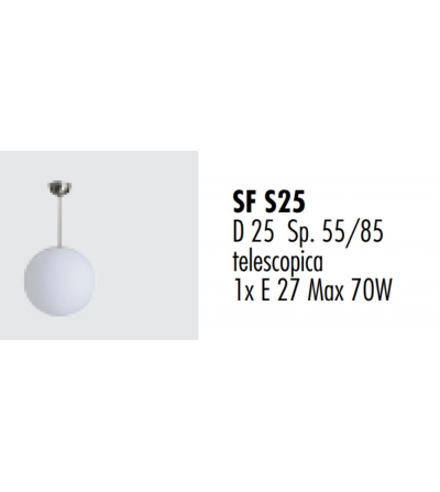 Lampada A Sospensione Sfera - Febo Irilux 2