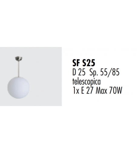 Lampada A Sospensione Sfera - Febo Irilux