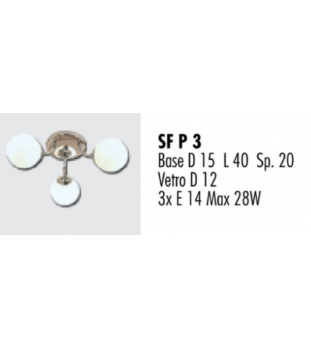 Sfera SF P3 Lampe De Plafond - Febo Irilux