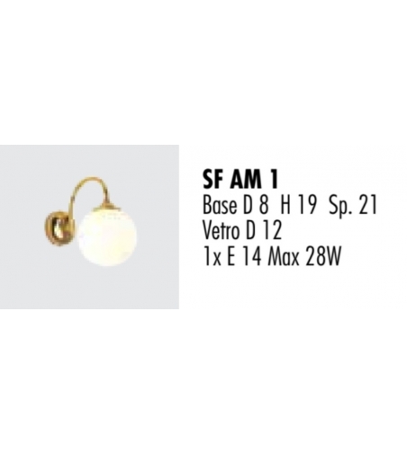 Lampe Murale Sfera SF AM1 - Febo Irilux