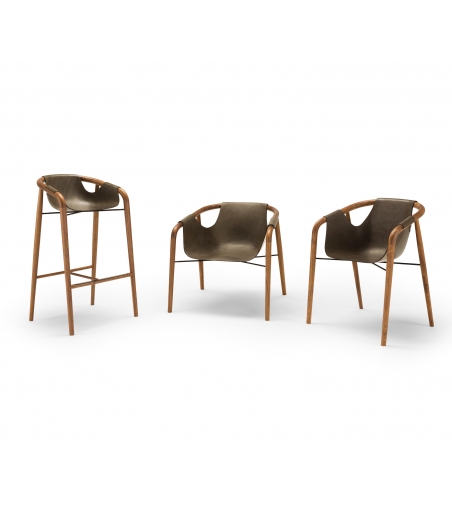 Sessel Hamac holz By Saintluc coach Amura