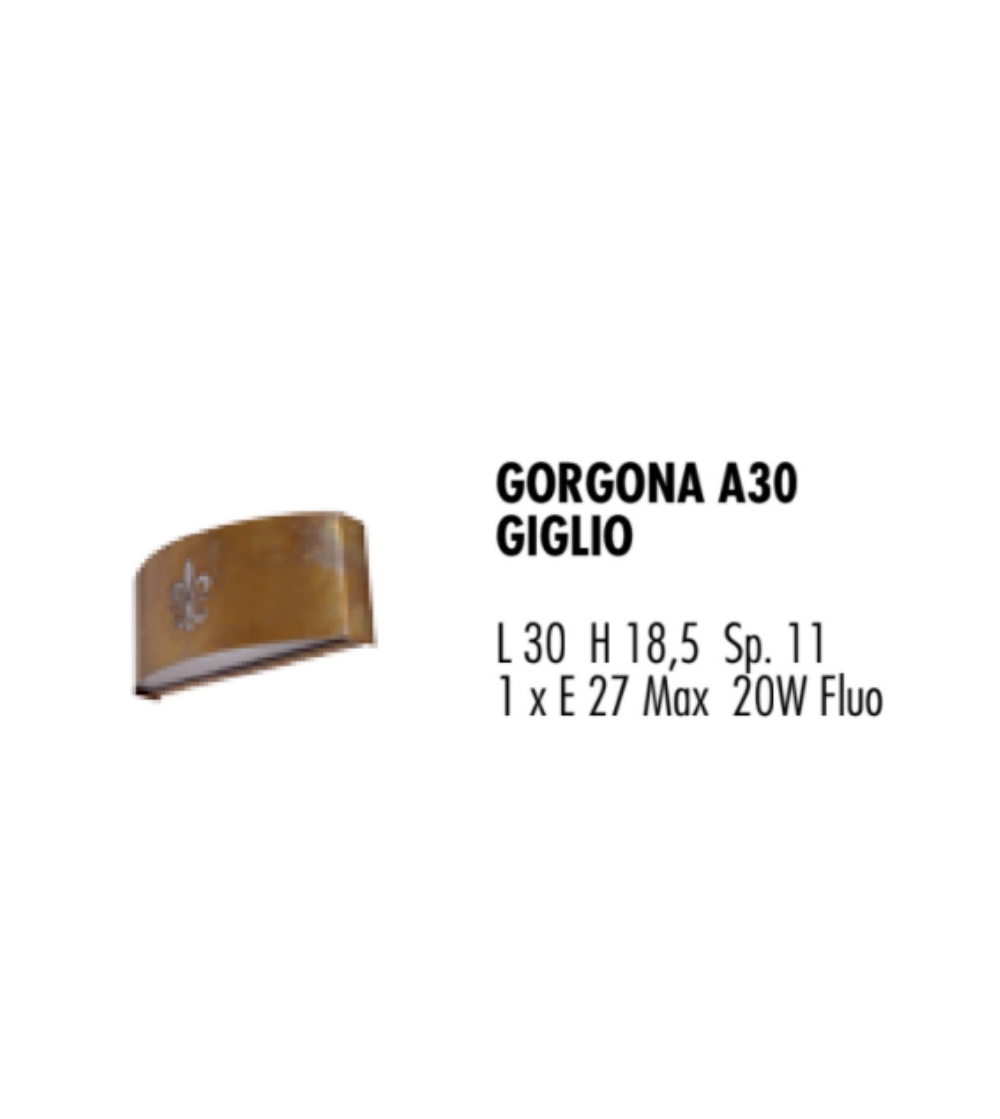 Applique Da Esterno Gorgona Giglio -...