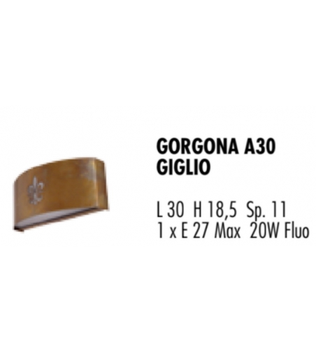 Applique Da Esterno Gorgona Giglio - Febo Irilux