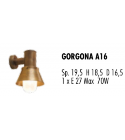 Gorgona A16 Outdoor Wall Lamp - Febo Irilux 2