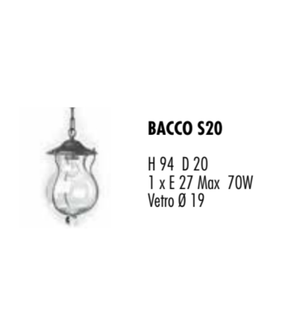 Bacco S20 Outdoor Hängelampe - Febo...